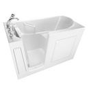 Safety Tubs White 59-1/2 x 29-3/4 in. Soaker Walk-In Bathtub with Left Drain 