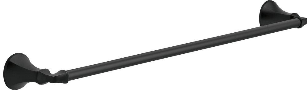 Delta Faucet Matte Black 24 in. Towel Bar 