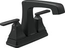 Delta Faucet Matte Black Two Handle Centerset Bathroom Sink Faucet 