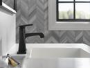 Delta Faucet Matte Black Single Handle Centerset Bathroom Sink Faucet 