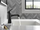Delta Faucet Matte Black Single Handle Centerset Bathroom Sink Faucet 