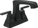 Delta Faucet Matte Black Two Handle Centerset Bathroom Sink Faucet 