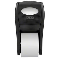 2 Roll Top Down Bath Tissue Dispenser in Black