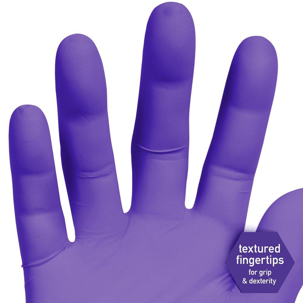 Kimberly Clark Purple 6 mil Rubber Laboratory Disposable Gloves in Purple 
