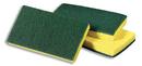 74 Medium-Duty Scrubbing Sponge in Green and Yellow (Case of 20)