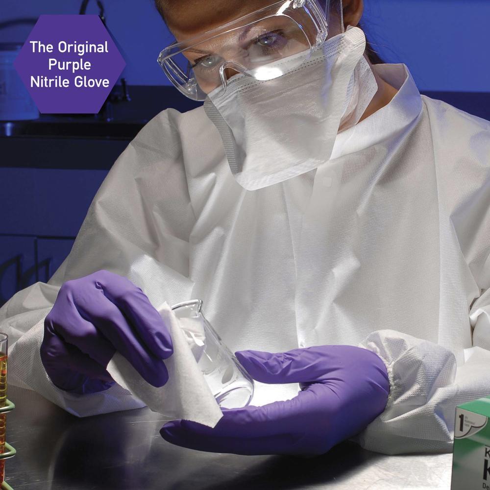 Kimtech&trade; Purple 6 mil Rubber Laboratory Disposable Gloves in Purple 