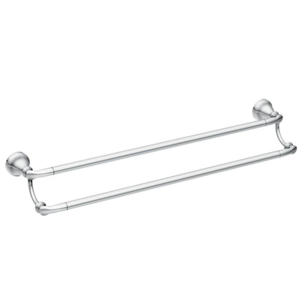 CHROME 24 DOUBLE TOWEL BAR 