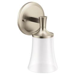 100W 1-Light Medium E-26 Vanity Fixture in Brushed Nickel