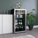 Edgestar Stainless Steel/Black 17-1/2 in. 3.1 cu. ft. Beverage Cooler 