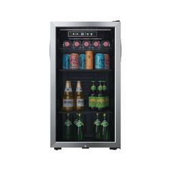 17-1/2 in. 3.1 cu. ft. Beverage Cooler in Black/Stainless Steel