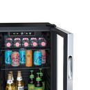 Edgestar Stainless Steel/Black 17-1/2 in. 3.1 cu. ft. Beverage Cooler 