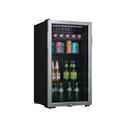 Edgestar Stainless Steel/Black 17-1/2 in. 3.1 cu. ft. Beverage Cooler 