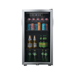 17-1/2 in. 3.1 cu. ft. Beverage Cooler in Black/Stainless Steel