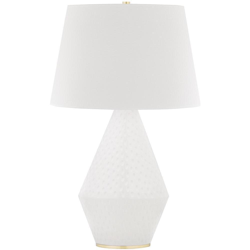 Hudson Valley Aged Brass 75W 1-Light Medium E-26 Incandescent Table Lamp 