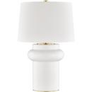 75W 1-Light Medium E-26 Incandescent Table Lamp in Ivory