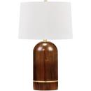 75W 1-Light Medium E-26 Incandescent Table Lamp in Aged Brass