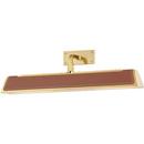 12W 2-Light Medium E-26 LED Wall Sconce in Aged Brass