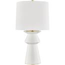 75W 1-Light Medium E-26 Incandescent Table Lamp in Ivory