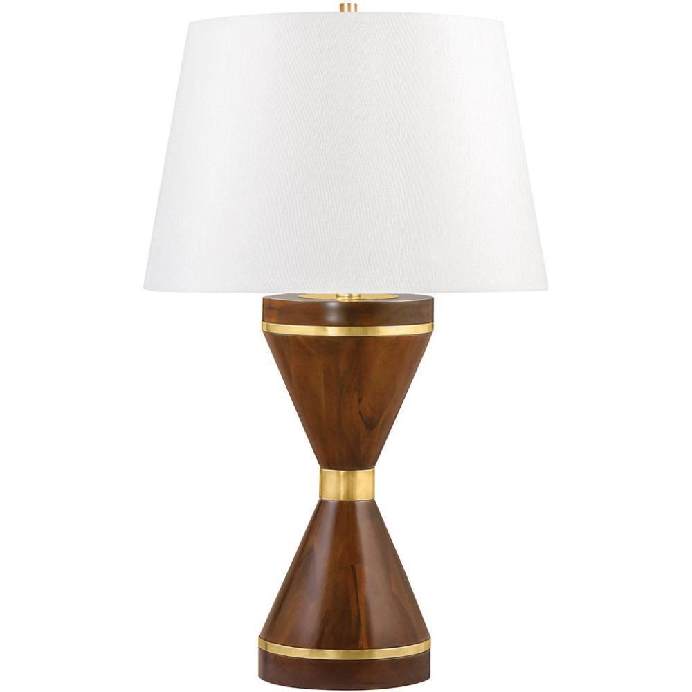 Hudson Valley Aged Brass 75W 1-Light Medium E-26 Incandescent Table Lamp 