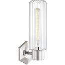 75W 1-Light Medium E-26 Incandescent Wall Sconce in Polished Nickel