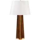 75W 1-Light Medium E-26 Incandescent Table Lamp in Aged Brass