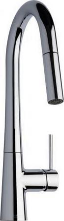 Single Handle Deck Mount Service Faucet in Chrome Plated