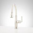 Signature Hardware Polished Nickel Single Handle Pull Down Kitchen Faucet