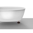 JACUZZI&reg; White 59 x 30-2/5 in. Freestanding Bathtub Universal Drain 