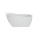 59 x 30 in. Freestanding Bathtub with End Drain in Chrome 