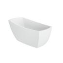 59 x 30 in. Freestanding Bathtub with End Drain in Chrome 