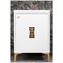 Linkasink White 24 in. Floor Mount Vanity 