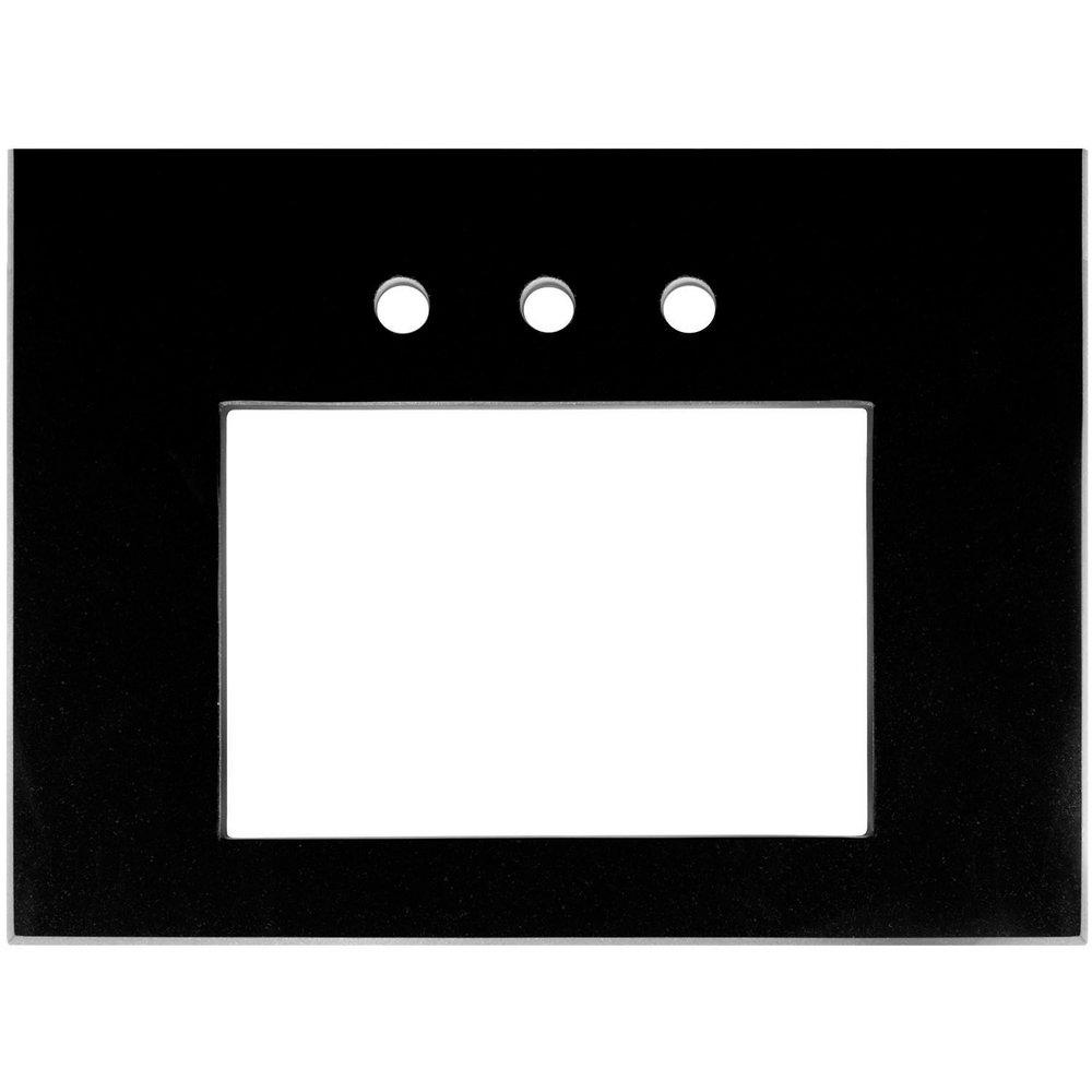 Linkasink Black 36 x 22 in. Recycled Glass Vanity Top 