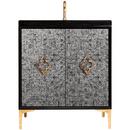 Linkasink Black 30 in. Floor Mount Vanity 