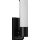 16W 1-Light 11-3/4 in. Matte Black Wall Sconce