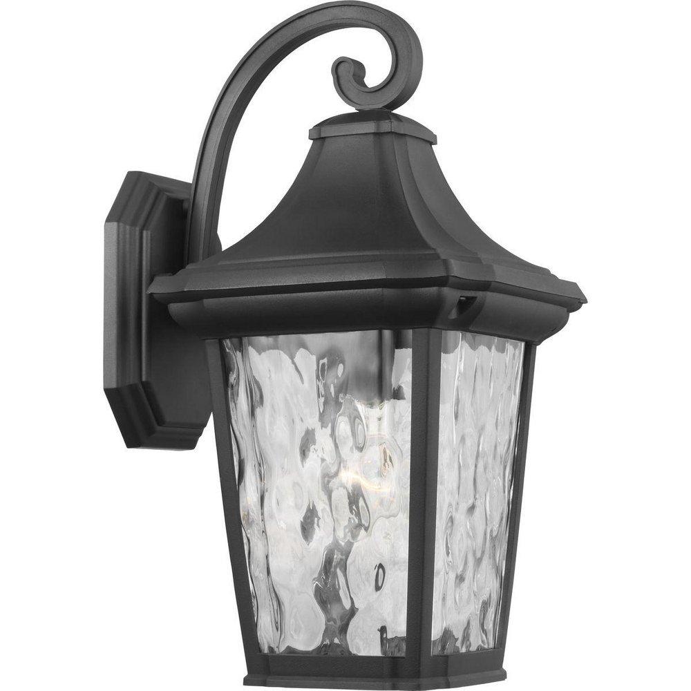 Progress Lighting Textured Black 75W 1-Light 16 in. Outdoor Wall Sconce 