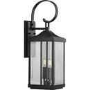 Progress Lighting Black 2-Light 60W Candelabra E-12 Tall Outdoor Wall Sconce 