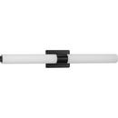 Progress Lighting Matte Black 53W 1-Light Integrated Vanity Fixture 