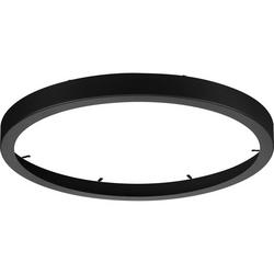 11" LED Flush Mount Ceiling Light in Black Finish
