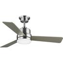 44 in. 3-Blade Indoor Ceiling Fan in Brushed Nickel