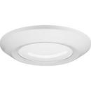 5-1/2 in. 11.5W 1-Light Integrated LED Flush Mount Ceiling Fixture in Satin White