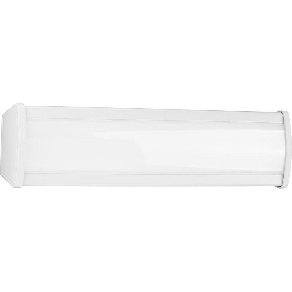 Progress Lighting White 2-15/16 x 23-3/4 in. 20W 1-Light LED Flush Mount Ceiling Fixture 