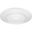 Progress Lighting Satin White 7-1/2 in. 15.5W 1-Light Incandescent Flush Mount Ceiling Fixture 
