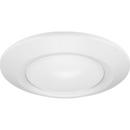 7-1/2 in. 15.5W 1-Light Incandescent Flush Mount Ceiling Fixture in Satin White