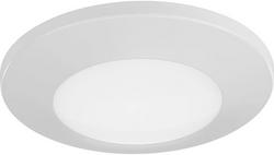 1-3/8 x 7-1/4 in. 15.5W 1-Light LED Flush Mount Ceiling Fixture in Satin White