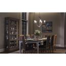 FIVE-LIGHT BBRUSHED NICKEL CHANDELIER 