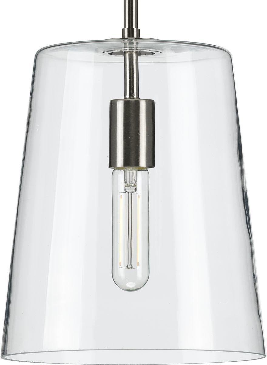 Progress Lighting Brushed Nickel 60W 1-Light Medium E-26 Incandescent Pendant Light 