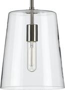 Progress Lighting Brushed Nickel 60W 1-Light Medium E-26 Incandescent Pendant Light 