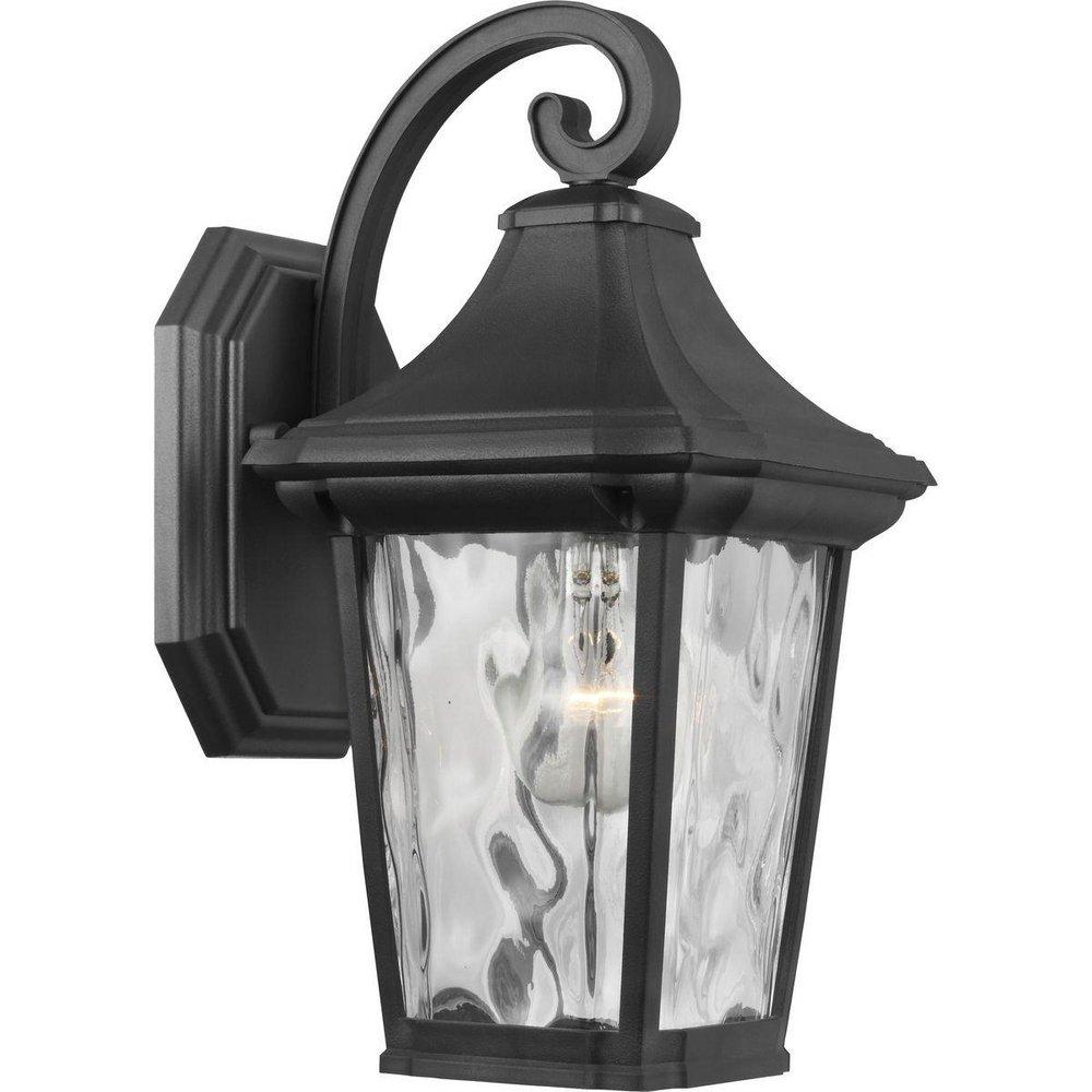 Progress Lighting Textured Black 60W 1-Light 13 in. Outdoor Wall Sconce 