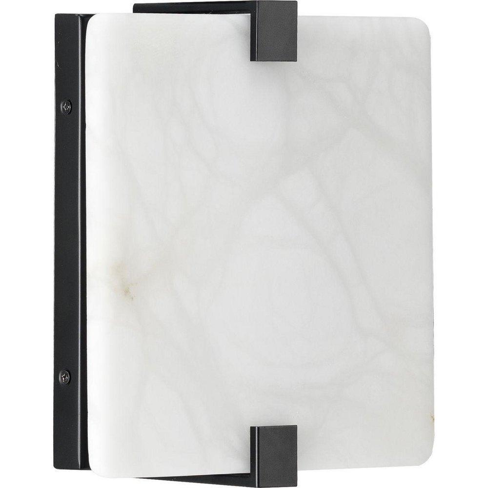 Progress Lighting Matte Black 9.5W 1-Light 8-1/2 in. Wall Sconce 