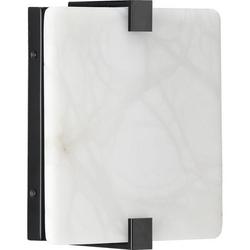 9.5W 1-Light 8-1/2 in. Wall Sconce in Matte Black